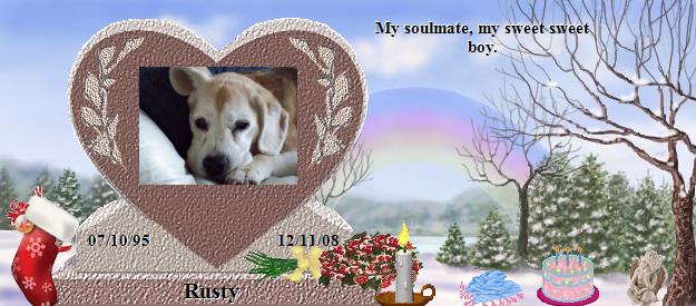 Rusty's Rainbow Bridge Pet Loss Memorial Residency Image