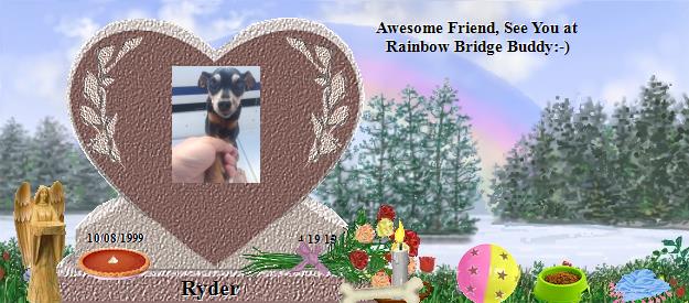 Ryder's Rainbow Bridge Pet Loss Memorial Residency Image