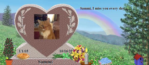 Sammi's Rainbow Bridge Pet Loss Memorial Residency Image