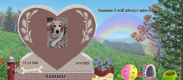 Sammie's Rainbow Bridge Pet Loss Memorial Residency Image