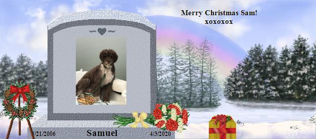 Samuel's Rainbow Bridge Pet Loss Memorial Residency Image