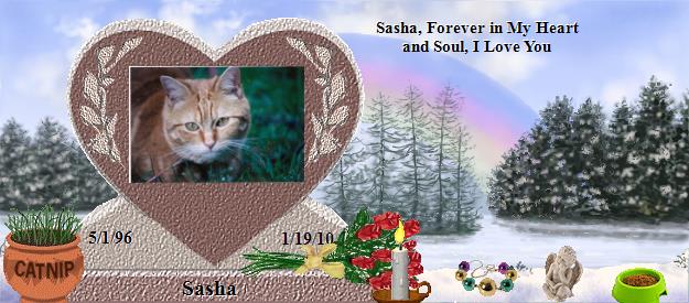 Sasha's Rainbow Bridge Pet Loss Memorial Residency Image