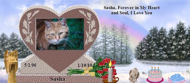 Sasha's Rainbow Bridge Pet Loss Memorial Residency Image