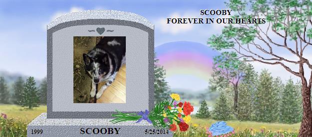 SCOOBY's Rainbow Bridge Pet Loss Memorial Residency Image