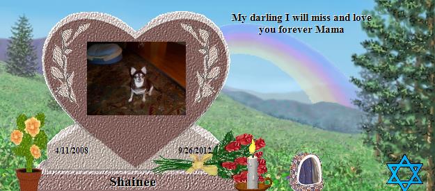 Shainee's Rainbow Bridge Pet Loss Memorial Residency Image