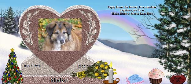 Sheba's Rainbow Bridge Pet Loss Memorial Residency Image