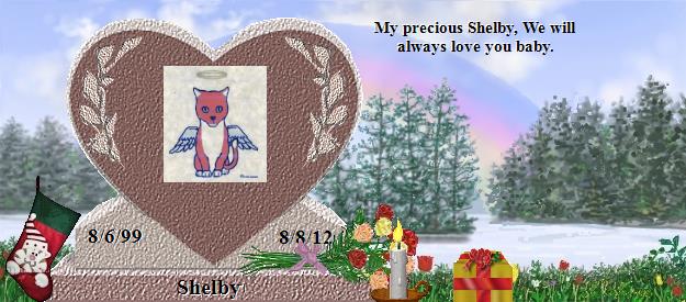 Shelby's Rainbow Bridge Pet Loss Memorial Residency Image