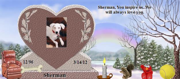 Sherman's Rainbow Bridge Pet Loss Memorial Residency Image