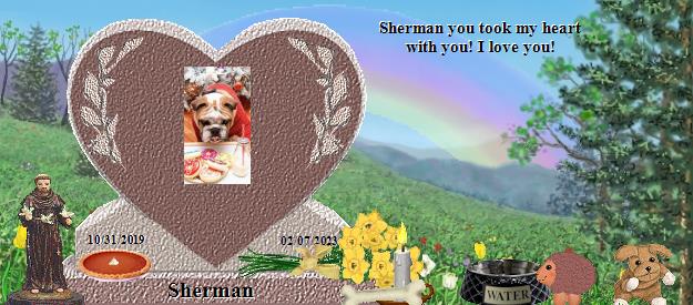Sherman's Rainbow Bridge Pet Loss Memorial Residency Image