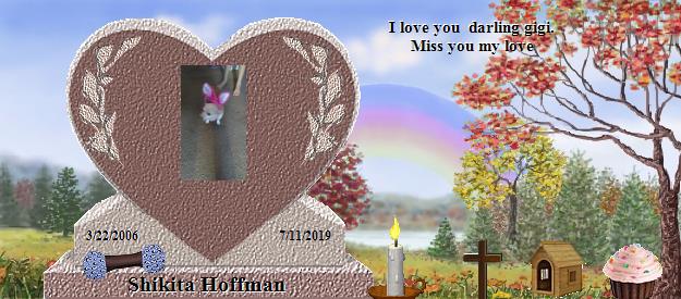 Shikita Hoffman's Rainbow Bridge Pet Loss Memorial Residency Image