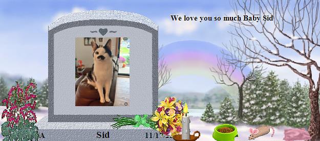 Sid's Rainbow Bridge Pet Loss Memorial Residency Image
