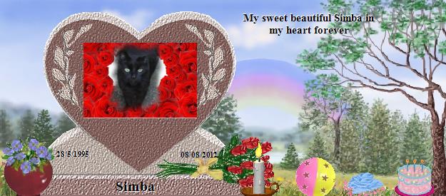 Simba's Rainbow Bridge Pet Loss Memorial Residency Image