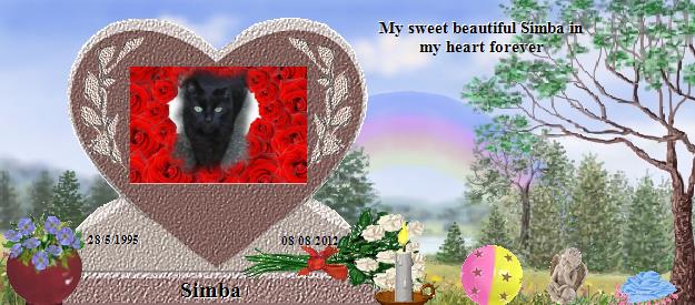 Simba's Rainbow Bridge Pet Loss Memorial Residency Image