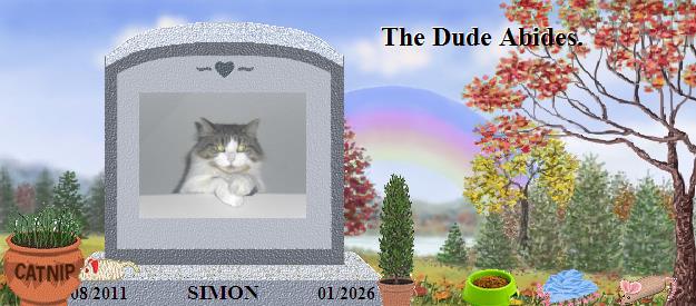 SIMON's Rainbow Bridge Pet Loss Memorial Residency Image