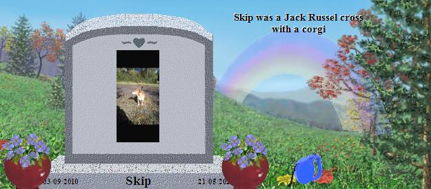 Skip's Rainbow Bridge Pet Loss Memorial Residency Image
