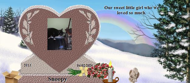 Snoopy's Rainbow Bridge Pet Loss Memorial Residency Image