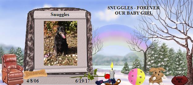 Snuggles's Rainbow Bridge Pet Loss Memorial Residency Image