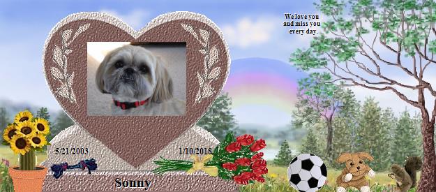 Sonny's Rainbow Bridge Pet Loss Memorial Residency Image