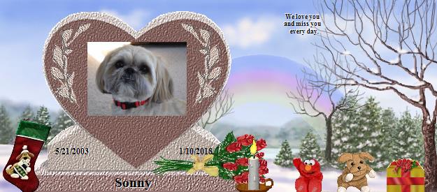 Sonny's Rainbow Bridge Pet Loss Memorial Residency Image