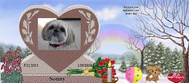 Sonny's Rainbow Bridge Pet Loss Memorial Residency Image