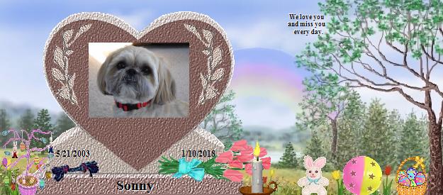 Sonny's Rainbow Bridge Pet Loss Memorial Residency Image