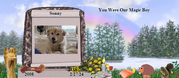 Sonny's Rainbow Bridge Pet Loss Memorial Residency Image