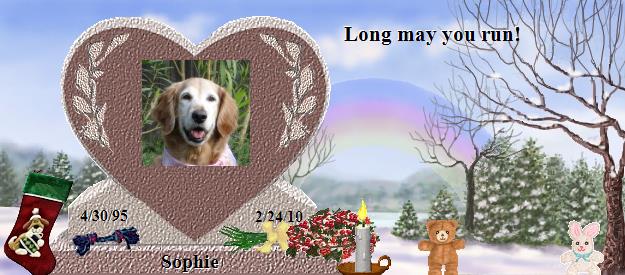 Sophie's Rainbow Bridge Pet Loss Memorial Residency Image