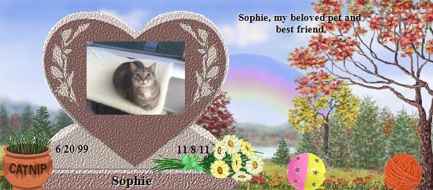 Sophie's Rainbow Bridge Pet Loss Memorial Residency Image