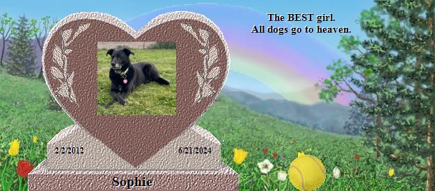 Sophie's Rainbow Bridge Pet Loss Memorial Residency Image