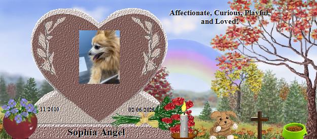 Sophia Angel's Rainbow Bridge Pet Loss Memorial Residency Image