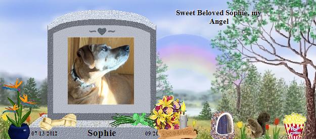 Sophie's Rainbow Bridge Pet Loss Memorial Residency Image