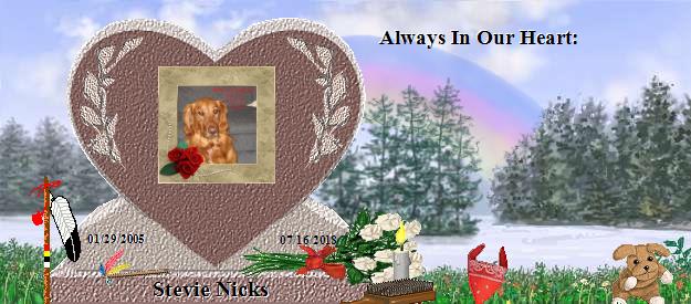 Stevie Nicks's Rainbow Bridge Pet Loss Memorial Residency Image