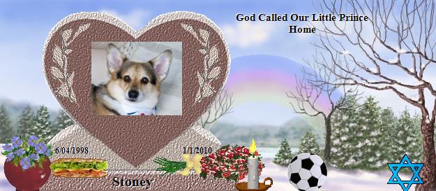 Stoney's Rainbow Bridge Pet Loss Memorial Residency Image