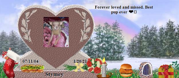 Stymey's Rainbow Bridge Pet Loss Memorial Residency Image