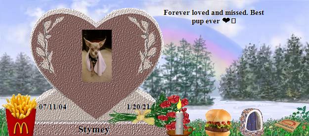 Stymey's Rainbow Bridge Pet Loss Memorial Residency Image