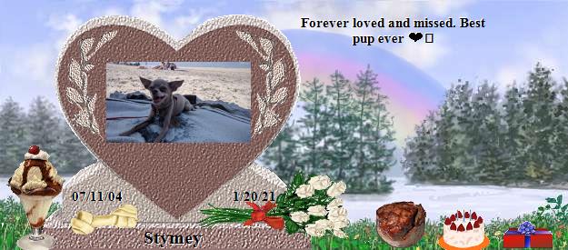 Stymey's Rainbow Bridge Pet Loss Memorial Residency Image