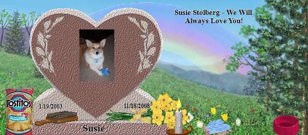 Susie's Rainbow Bridge Pet Loss Memorial Residency Image