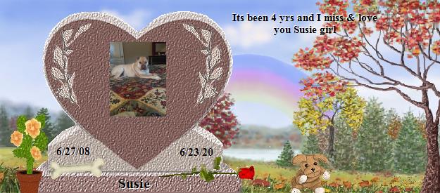 Susie's Rainbow Bridge Pet Loss Memorial Residency Image