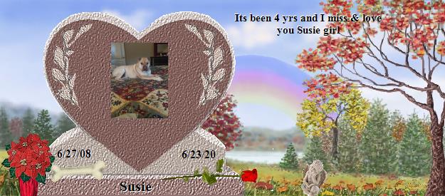 Susie's Rainbow Bridge Pet Loss Memorial Residency Image