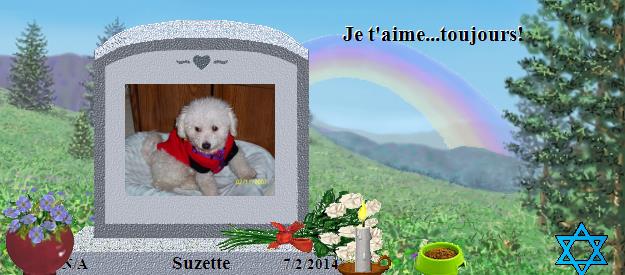 Suzette's Rainbow Bridge Pet Loss Memorial Residency Image