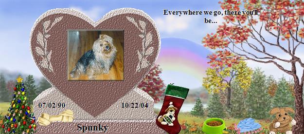 Spunky's Rainbow Bridge Pet Loss Memorial Residency Image