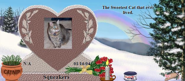 Squeakers's Rainbow Bridge Pet Loss Memorial Residency Image