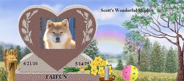 TAIFUN's Rainbow Bridge Pet Loss Memorial Residency Image