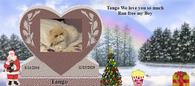 Tango's Rainbow Bridge Pet Loss Memorial Residency Image