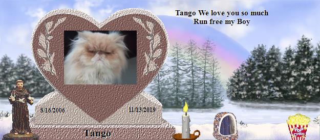 Tango's Rainbow Bridge Pet Loss Memorial Residency Image