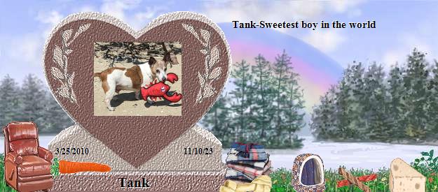 Tank's Rainbow Bridge Pet Loss Memorial Residency Image