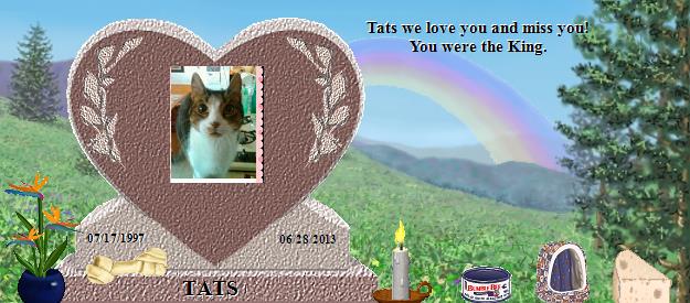 TATS's Rainbow Bridge Pet Loss Memorial Residency Image