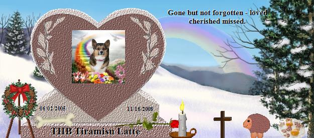 THB Tiramisu Latte's Rainbow Bridge Pet Loss Memorial Residency Image