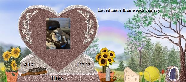 Theo's Rainbow Bridge Pet Loss Memorial Residency Image