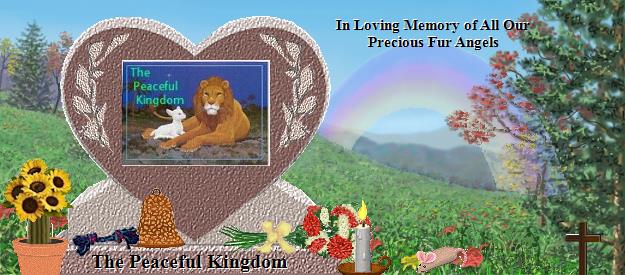 The Peaceful Kingdom's Rainbow Bridge Pet Loss Memorial Residency Image